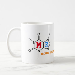 Caneca De Café personalização da molécula de supercafeína potável