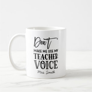 Caneca De Café Personalizada A Apreciação Engraçada Do Profess