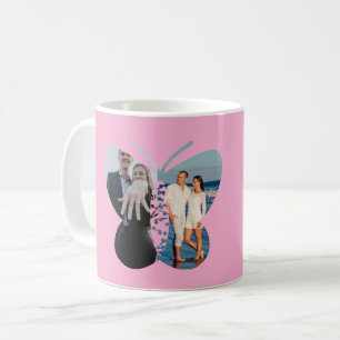 Caneca De Café Personalizada Bela Borboleta Fotográfica Personali