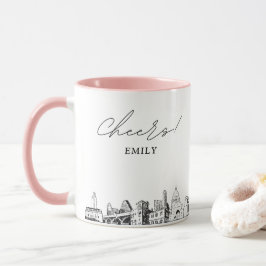 Caneca de Café Personalizada Casamento em Austin