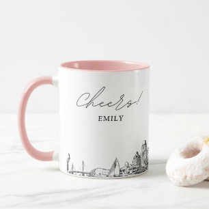 Caneca de Café Personalizada Casamento em São Pete