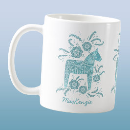 Caneca de Café Personalizada Cavalinho Dala Sueco