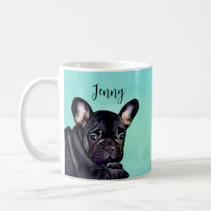 Caneca de café personalizada com Bulldog Francês  