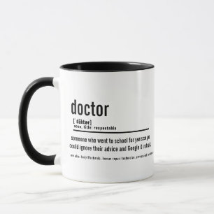 Caneca de Café Personalizada com Definição de Médi