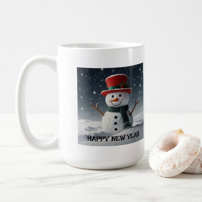 Caneca de Café Personalizada com Design Moderno (Com Donut)