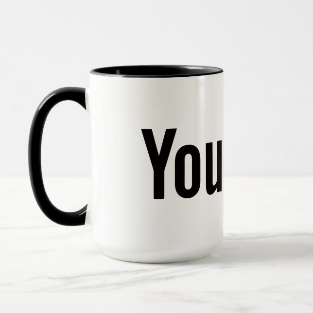 Caneca de Café Personalizada com Estilo de Logotip (Esquerda)