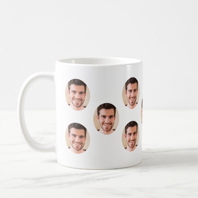 Caneca de Café Personalizada com Foto da Cara (Esquerda)
