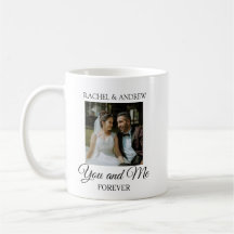 Caneca de Café Personalizada com Foto de Casamento