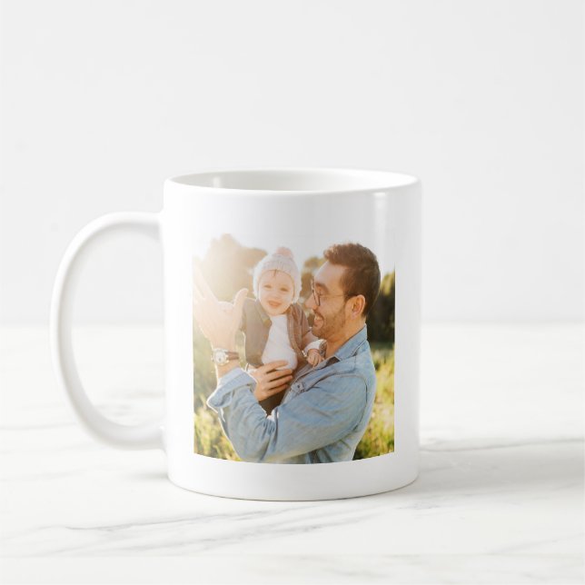 Caneca de Café Personalizada com Foto Moderna Melh (Esquerda)