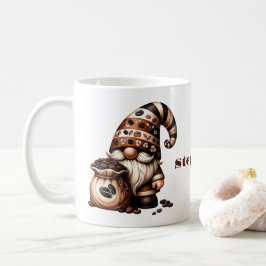 Caneca de Café Personalizada com Gnomo