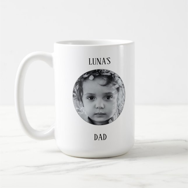 Caneca de Café Personalizada com Imagem e Nome (Esquerda)