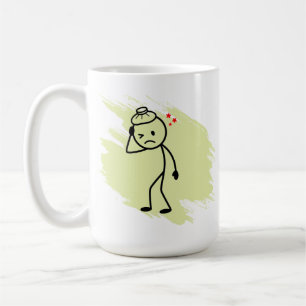 Caneca de Café Personalizada com Modo de Enxaqueca