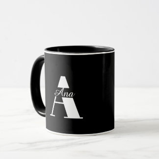 Caneca de café personalizada com nome