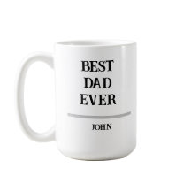 Caneca de Café Personalizada com Nome do Melhor Pa