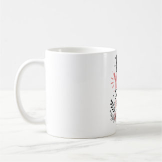 Caneca de Café Personalizada com Nome Floral | Flo