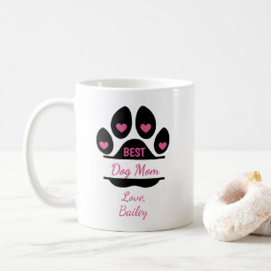 Caneca de Café Personalizada com Pegada de Pata da