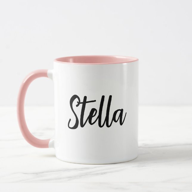 Caneca de Café Personalizada com Texto Grande Pers (Esquerda)