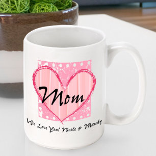 Caneca de café personalizada da mãe - mamã do