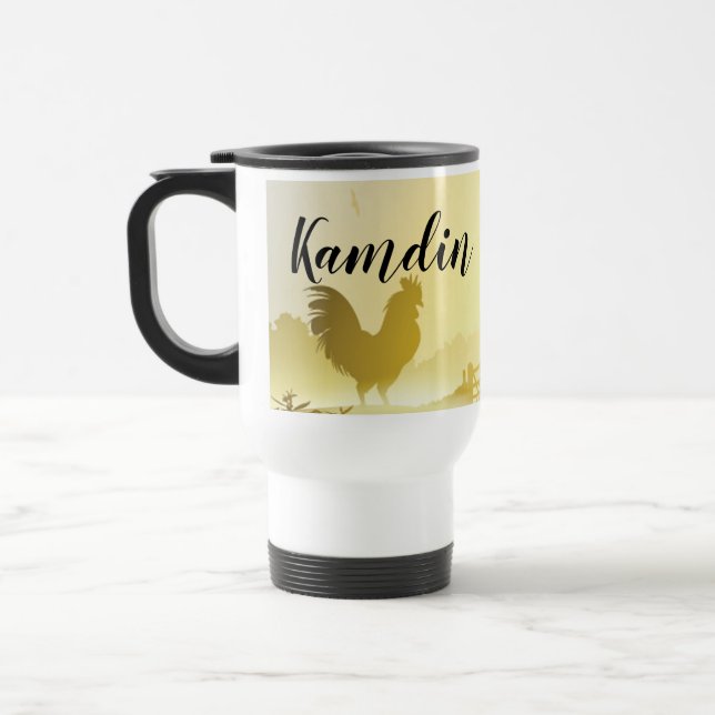 Caneca de café personalizada de 15 onças Sunny Mor (Esquerda)