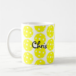 Caneca de café personalizada de Pickleball
