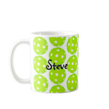 Caneca de café personalizada de Pickleball