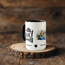 Caneca de café personalizada do Dia dos Pais