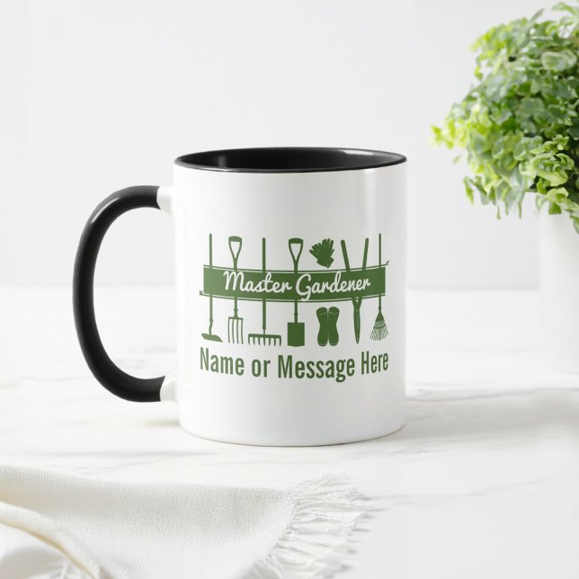 Caneca de Café Personalizada do Mestre Jardineiro  (Criador carregado)
