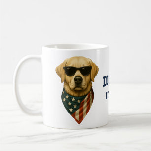 Caneca de Café Personalizada Dog Dad Labrador Br