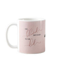 Personalizada Ela Acreditava Que Podia Rosa Dourad