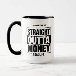 Caneca de café personalizada engraçada do papai Di