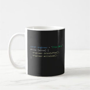 Caneca de café personalizada engraçada para progra