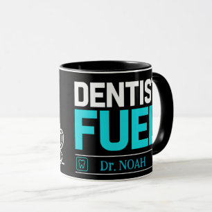 Caneca de Café Personalizada Fuel do Dentista Engr