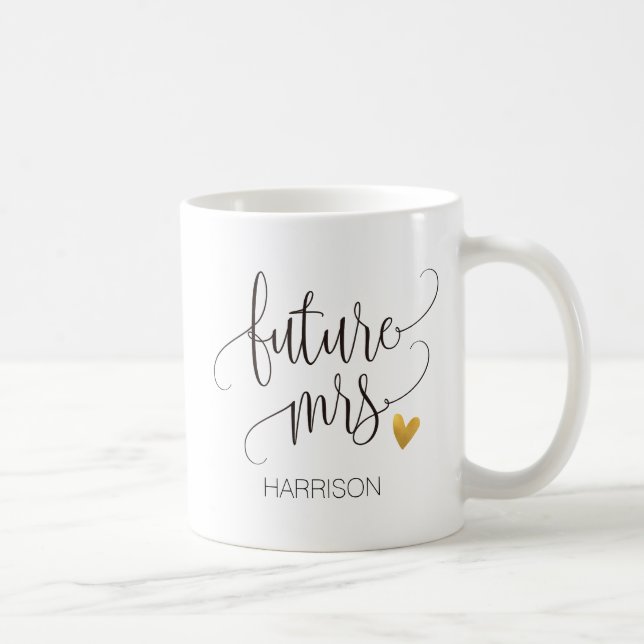 Caneca De Café Personalizada,Futura Sra-3 (Direita)