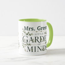 Caneca de Café Personalizada Jardim de Mentes para