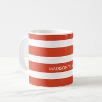 Caneca de Café Personalizada Listrada