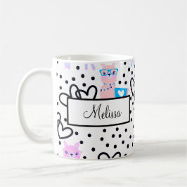 Caneca de Café Personalizada Llama Two-Tone