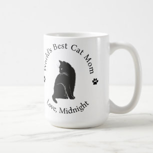 Caneca de Café Personalizada Melhor Mãe de Gato do