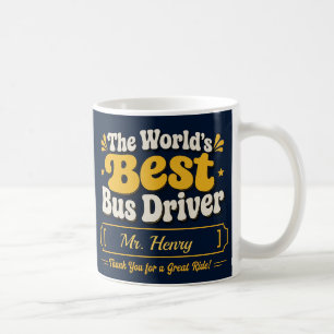 Caneca de Café Personalizada Melhor Motorista de Ô