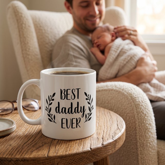 Caneca de Café Personalizada Melhor Papai do Mundo (Criador carregado)