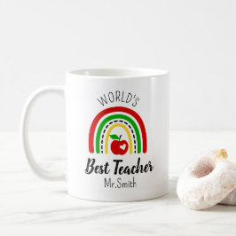 Caneca de Café Personalizada Melhor Professor do M