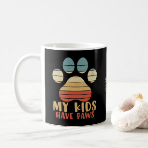 Caneca de Café Personalizada Meu Filhos Têm Patas