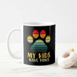 Caneca de Café Personalizada Meu Filhos Têm Patas