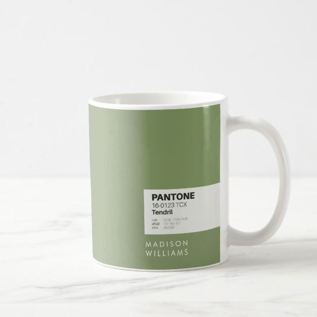 Caneca de Café Personalizada Minimalista com Nome (Direita)