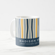 Caneca de Café Personalizada Minimalista com Nome