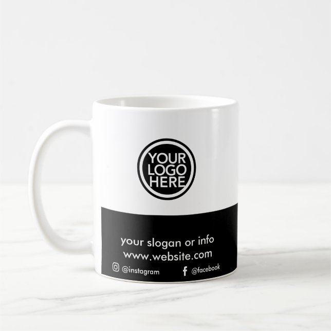 Caneca de Café Personalizada Minimalista com Nome (Esquerda)