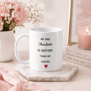 Caneca de Café Personalizada Moderna Bae