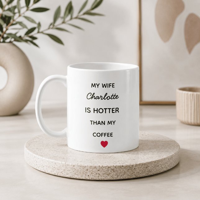 Caneca de Café Personalizada Moderna para Mulher (Criador carregado)