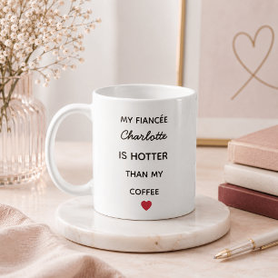 Caneca de Café Personalizada Moderna para Noiva