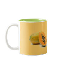 caneca de café personalizada PAPAYA