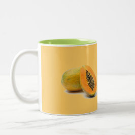 caneca de café personalizada PAPAYA